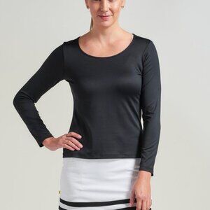 L'Oeuf Poché Women's Back Stripe Long Sleeve Tee -XS